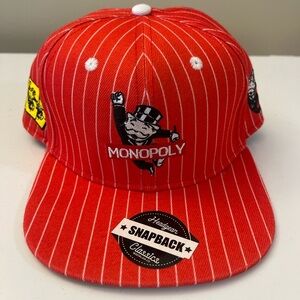 Monopoly Red Snapback Hat